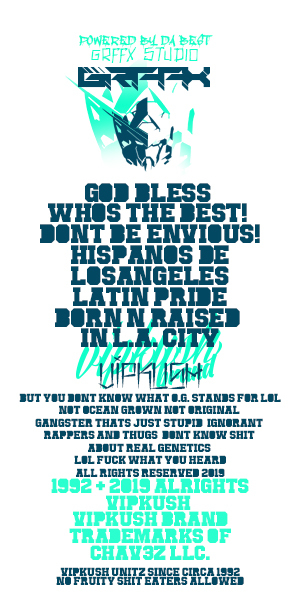 VIPKUSH ALLRIGHTS POWERED BY GRFFX STUDIO